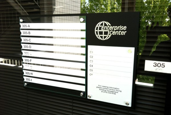 Directory for Enterprise Business Center by Bennett Graphics in Pleasanton