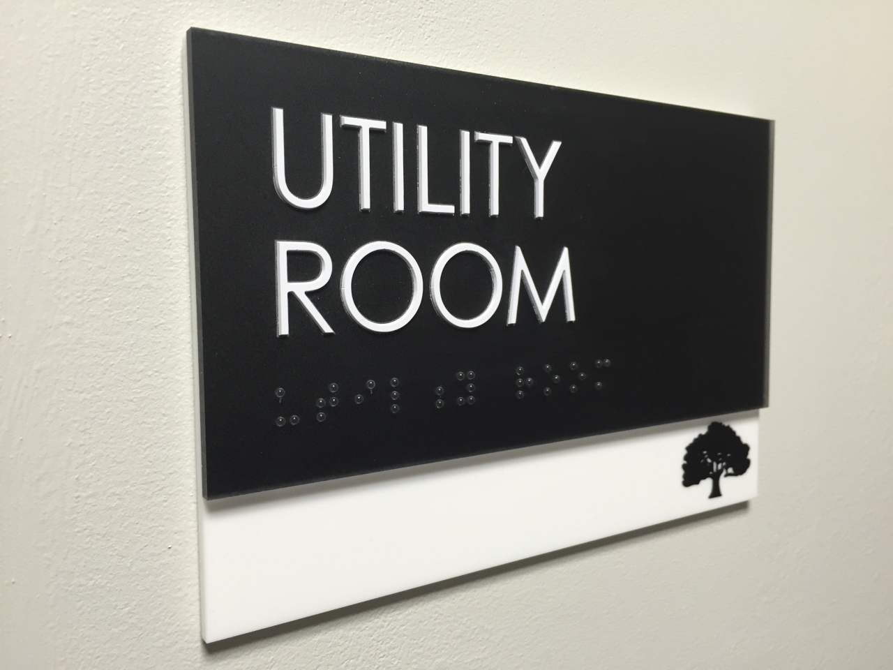 Interior Wayfinding - Utility Room